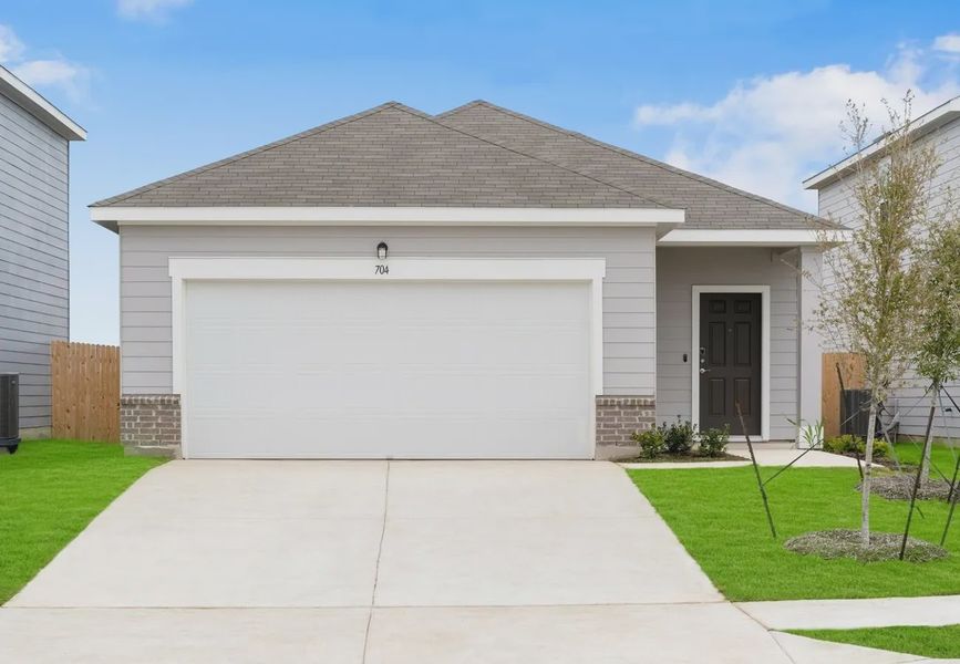 Front exterior of a home in the Hymeadow community, located in Maxwell, TX (Image 12).
