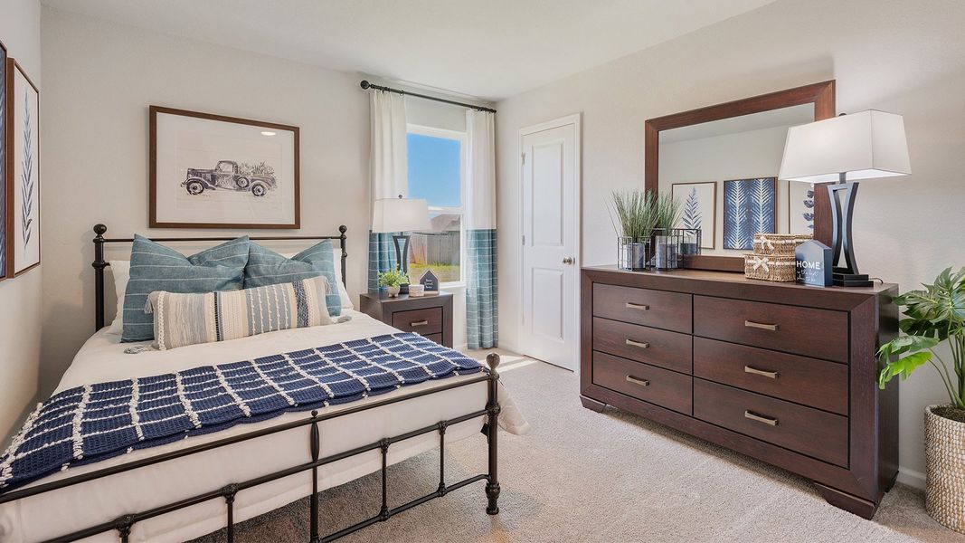 Furnished interior in a model home at Liberty Village in Brenham (Image 7).