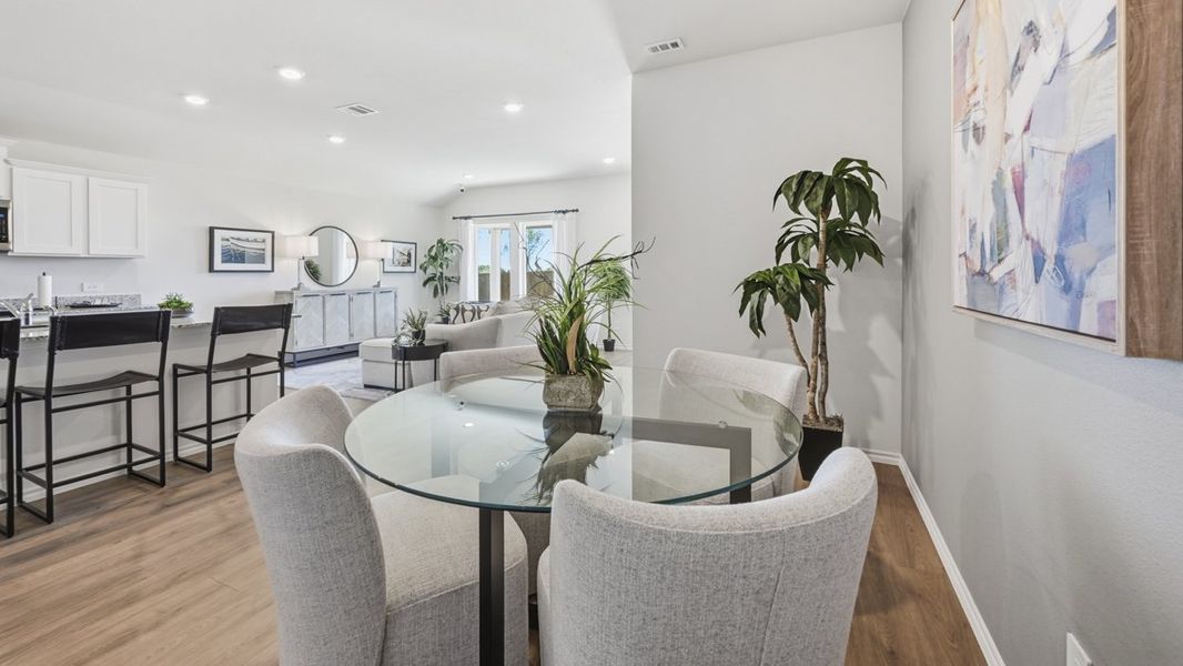 Furnished interior in a model home at Sweetwater Springs in Sherman (Image 22).