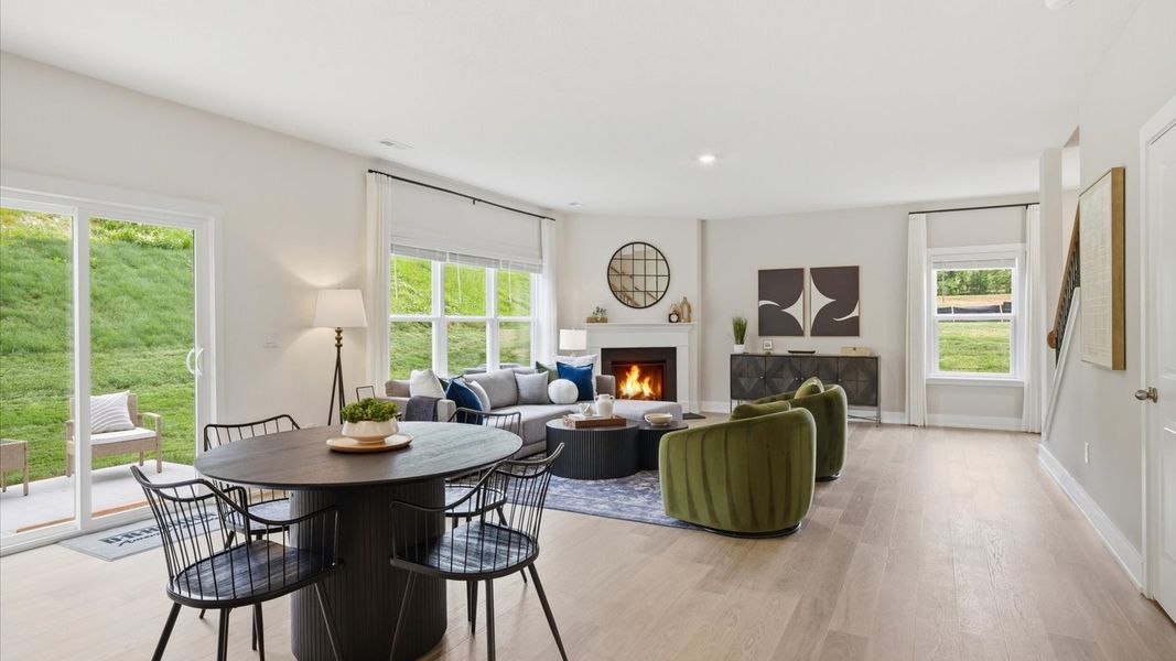 Furnished interior in a model home at Catlett Cove in Knoxville (Image 7).