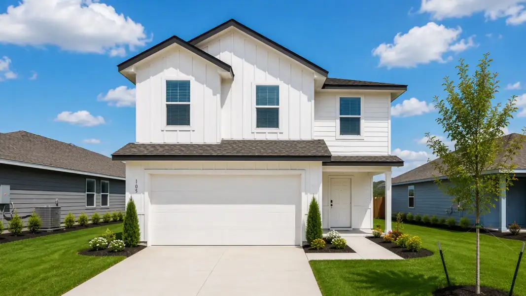Front exterior of a home in the Hidden Trails community, located in Belton, TX (Image 20).