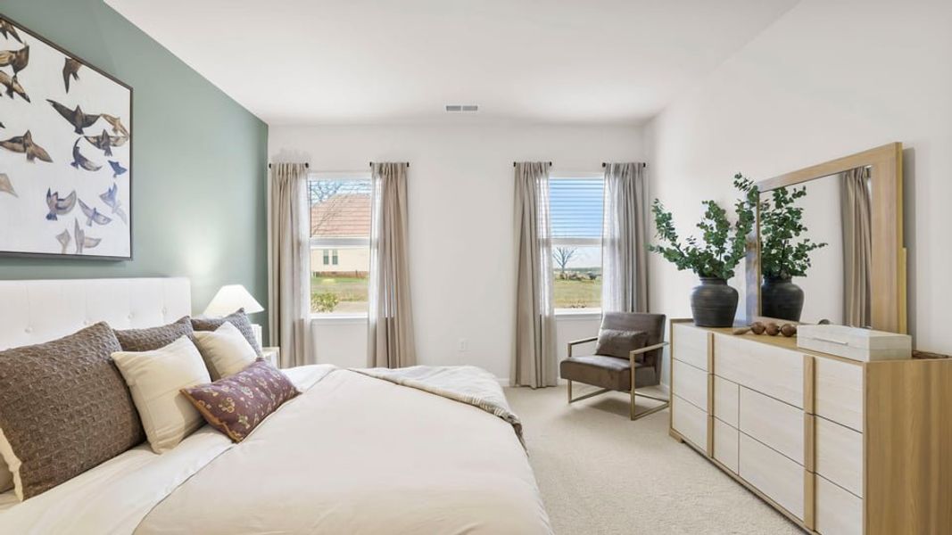 Furnished interior in a model home at Benjamin's Grove in Woodruff (Image 21).