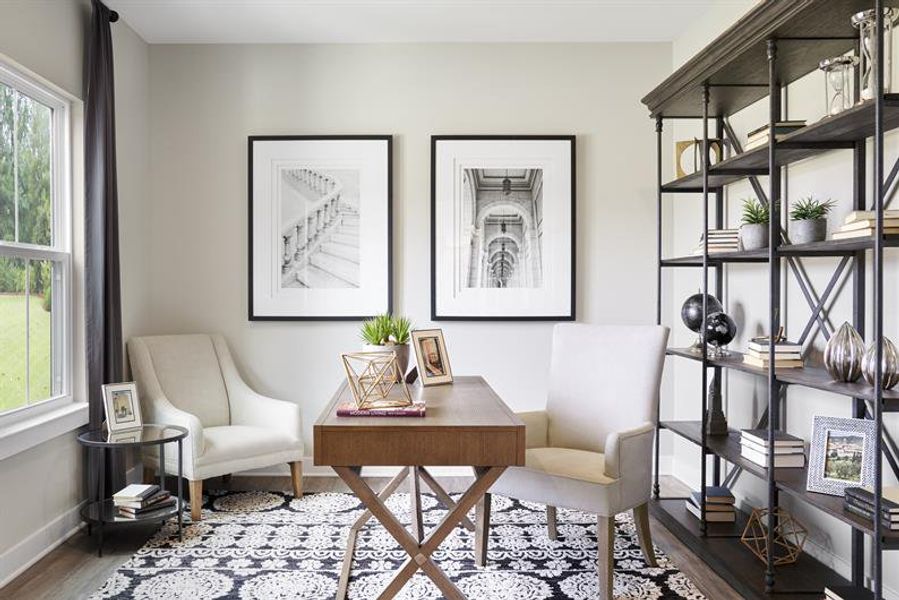 Furnished interior in a model home at Bell Creek Single Family Homes in Winnabow (Image 8).