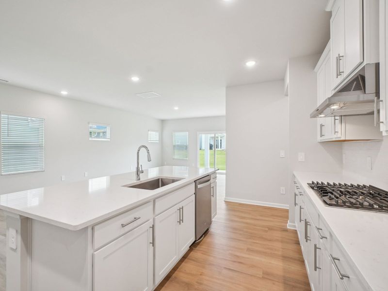 Furnished interior in a model home at Country Lane - Classic Series in Clayton (Image 4).