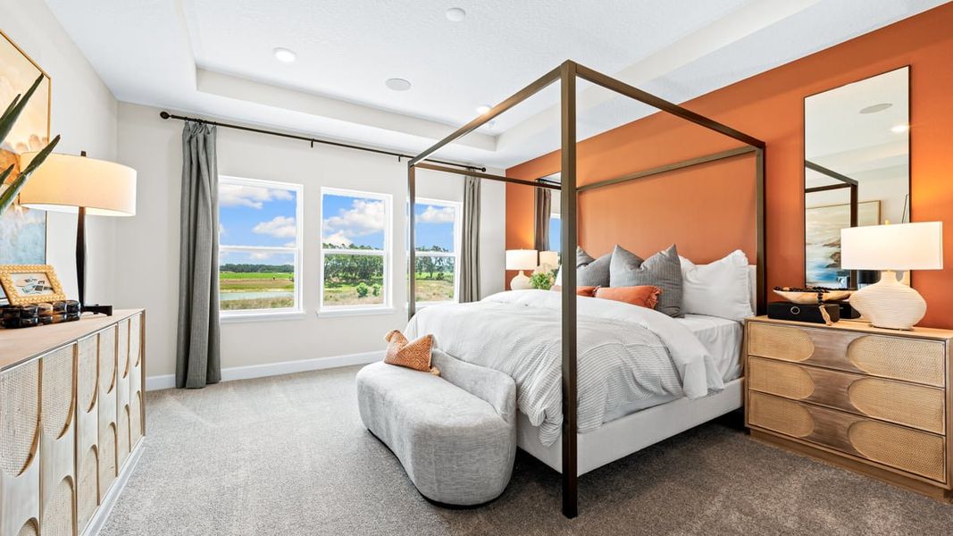 Furnished interior in a model home at Timber Ridge in Plant City (Image 18). Furnished interior in a model home at Timber Ridge in Plant City (Image 18).