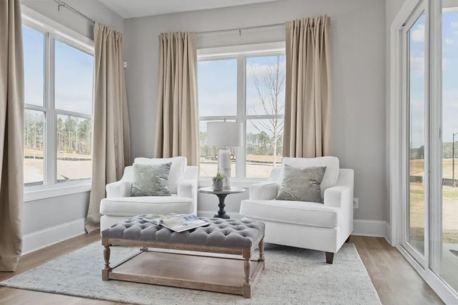 Furnished interior in a model home at The Reserve at Bells Ferry in Kennesaw (Image 8).