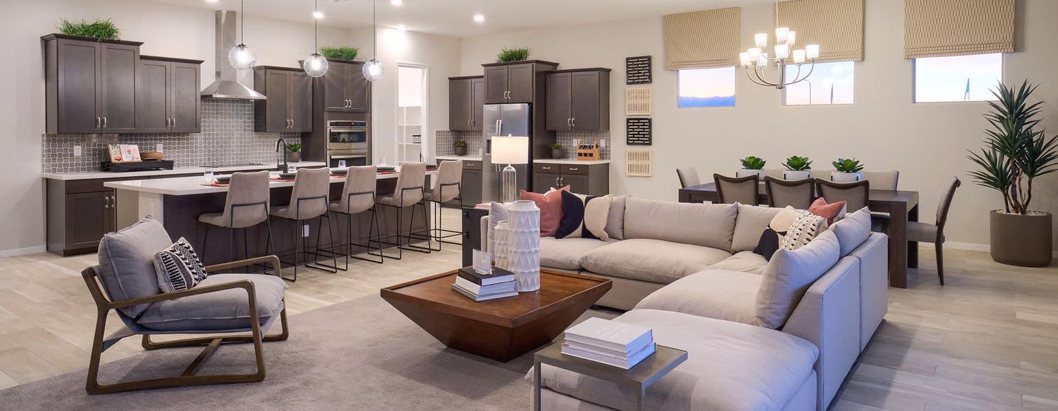 Furnished interior in a model home at Laveen Vistas II in Laveen (Image 6).