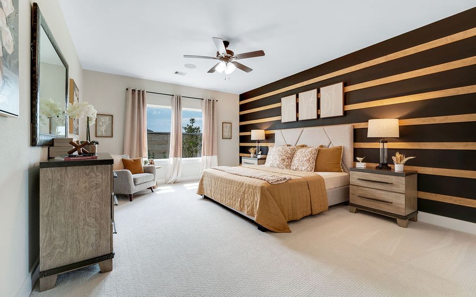 Furnished interior in a model home at River Ranch Meadows in Dayton (Image 47). Furnished interior in a model home at River Ranch Meadows in Dayton (Image 47).