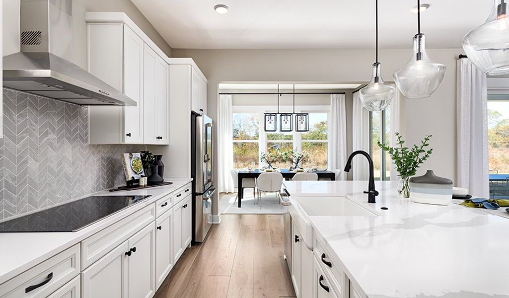 Furnished interior in a model home at The Ridge at Carter's Station in Columbia (Image 4).