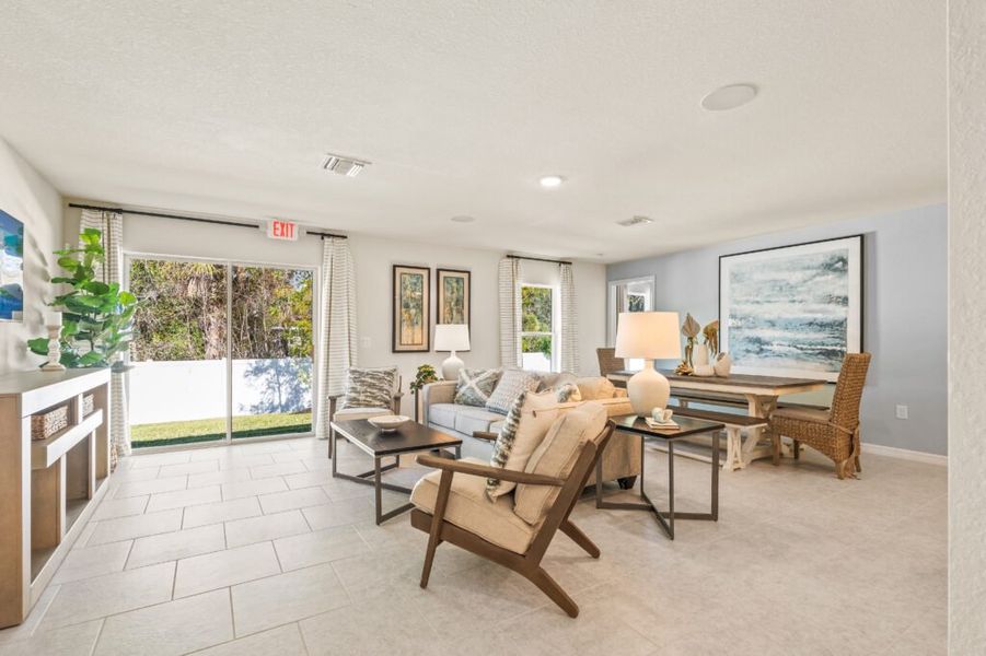 Furnished interior in a model home at Port Charlotte in Port Charlotte (Image 10).