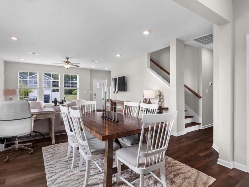 Furnished interior in a model home at Ivy Glen in Perry (Image 8).