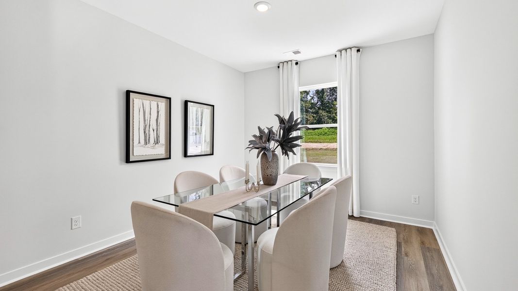 Furnished interior in a model home at Logan Farms in Mooresville (Image 13).
