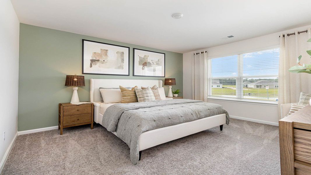 Furnished interior in a model home at Jordanville Farms in Galivants Ferry (Image 9).