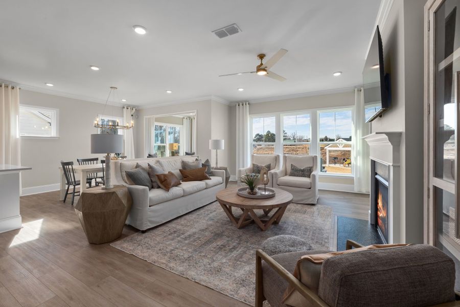 Light-Filled Living Area