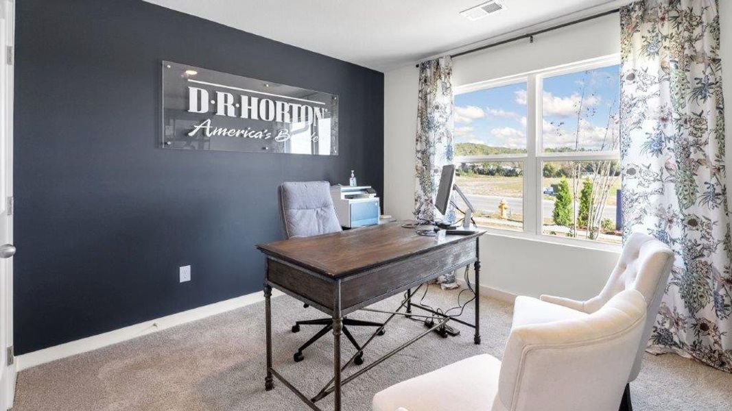 Furnished interior in a model home at Owensby Farms in Dayton (Image 4).