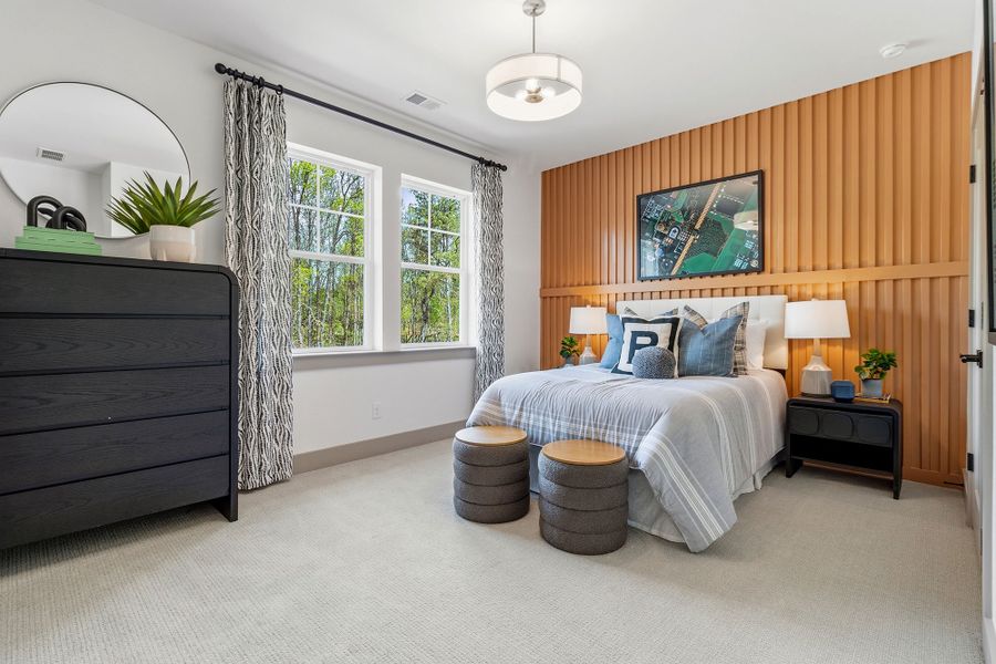 Furnished interior in a model home at Meadow Brook Farms in Cumming (Image 24).