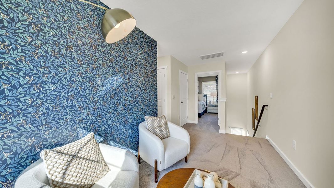 Furnished interior in a model home at Emory Creek in Harriman (Image 13).