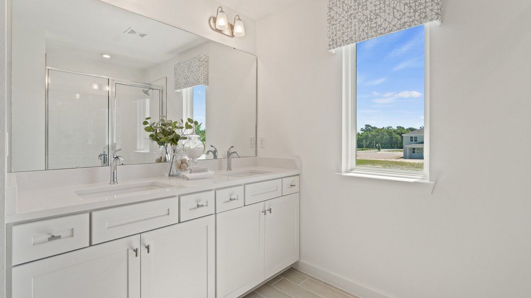 Furnished interior in a model home at Lakeside at Satilla in St. Cloud (Image 55). Furnished interior in a model home at Lakeside at Satilla in St. Cloud (Image 55).