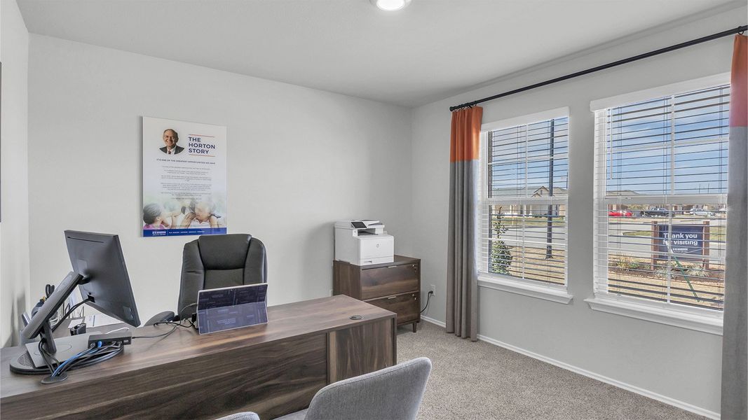 Furnished interior in a model home at The Terrace in Temple (Image 14). Furnished interior in a model home at The Terrace in Temple (Image 14).