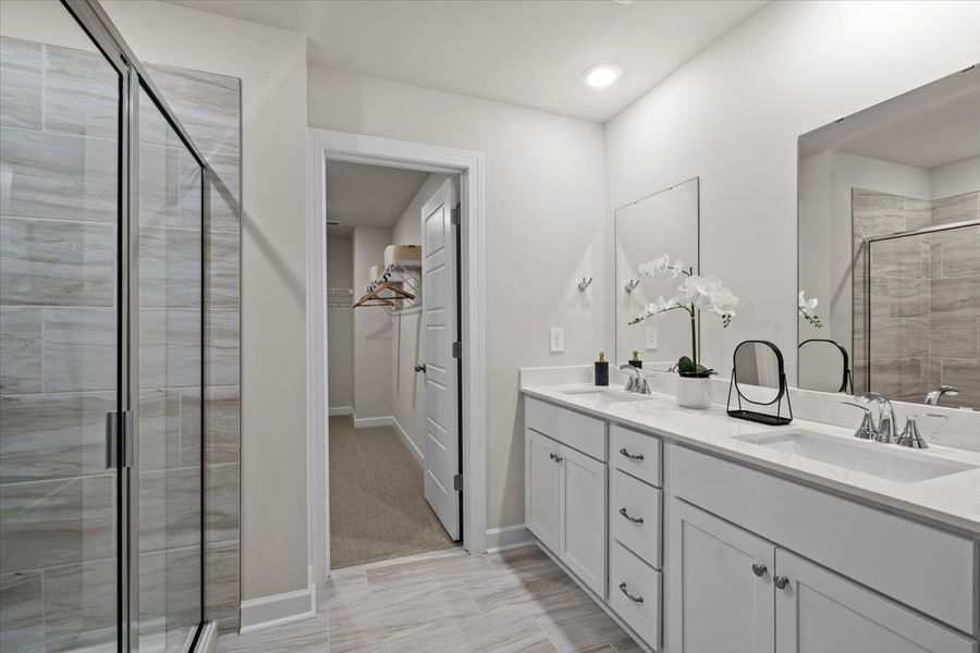 Furnished interior in a model home at Shiloh Valley in Piedmont (Image 10).