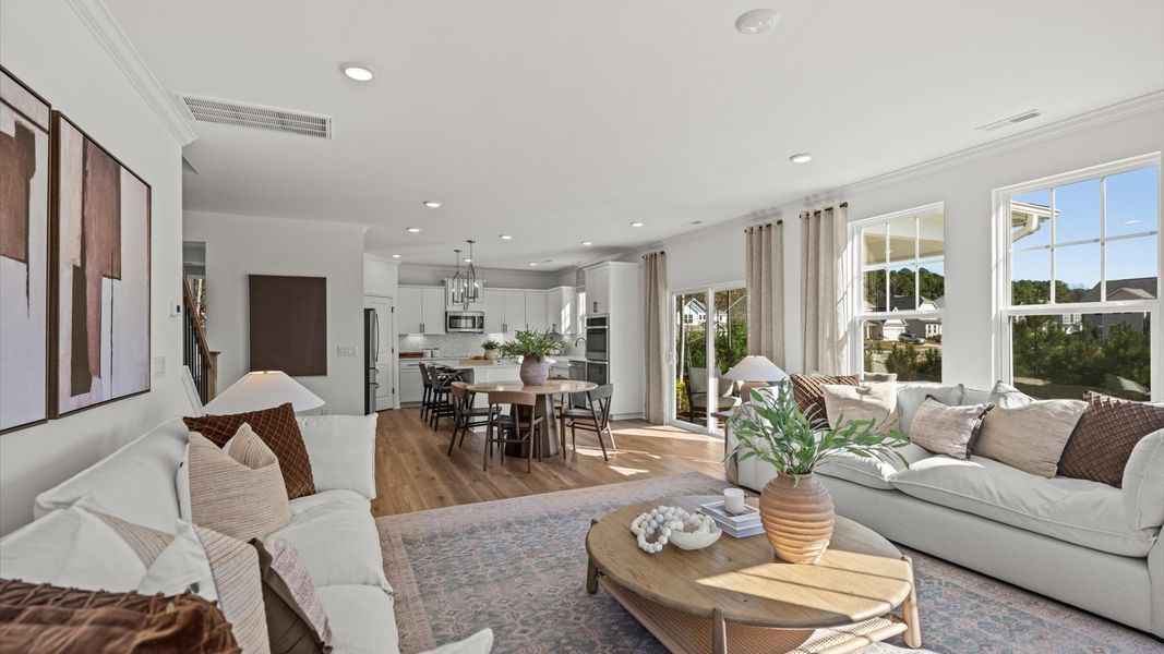Furnished interior in a model home at Mason Glenn in Franklinton (Image 19).