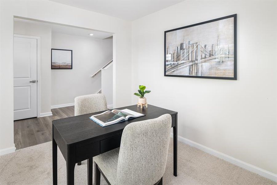 Furnished interior in a model home at Richland Downs in Murfreesboro (Image 7). Furnished interior in a model home at Richland Downs in Murfreesboro (Image 7).