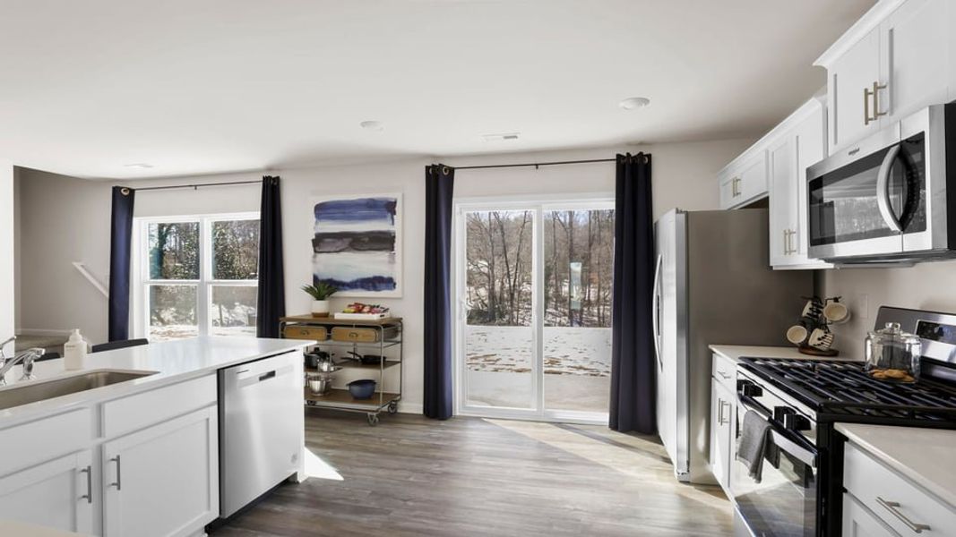 Furnished interior in a model home at Hawk Ridge in Anderson (Image 15).