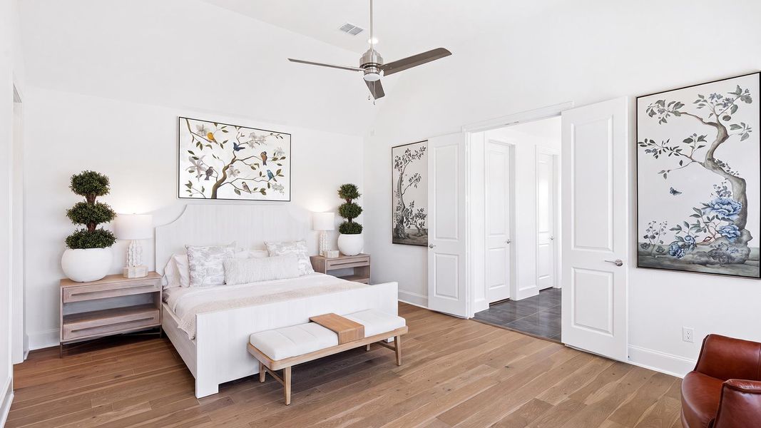 Furnished interior in a model home at Carroll Crest in Dallas (Image 21). Furnished interior in a model home at Carroll Crest in Dallas (Image 21).