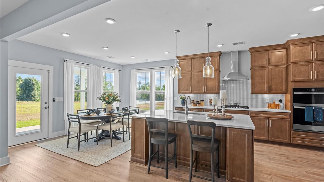 Furnished interior in a model home at Wells Crossing in Seneca (Image 34).