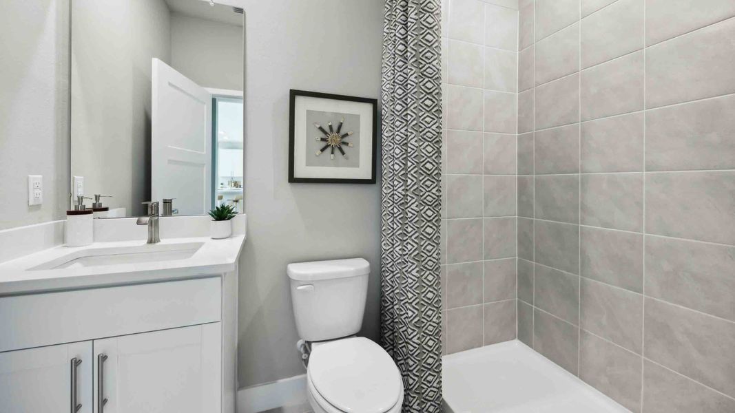 Furnished interior in a model home at Ridge at Heath Brook in Ocala (Image 34). Furnished interior in a model home at Ridge at Heath Brook in Ocala (Image 34).