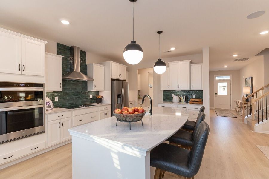 Furnished interior in a model home at Coventry Woods in Fayetteville (Image 22).