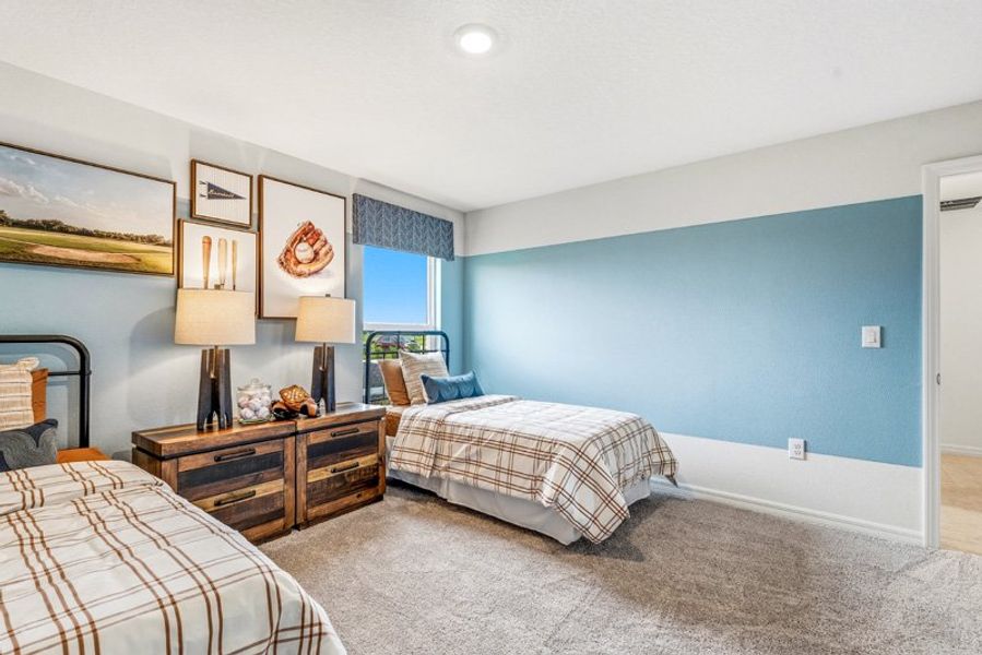 Furnished interior in a model home at Tillman Oaks in Wildwood (Image 30).