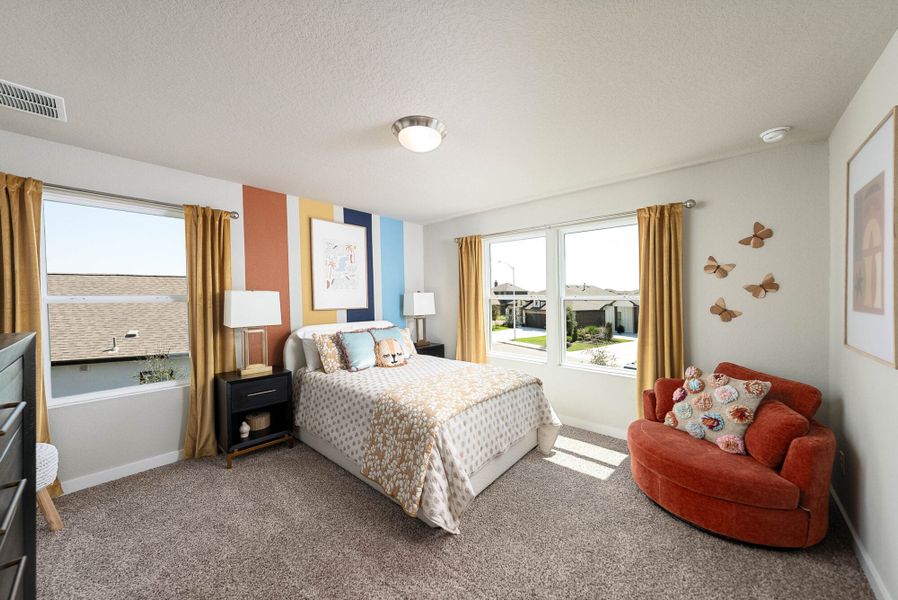 Furnished interior in a model home at August Fields in New Braunfels (Image 35). Furnished interior in a model home at August Fields in New Braunfels (Image 35).