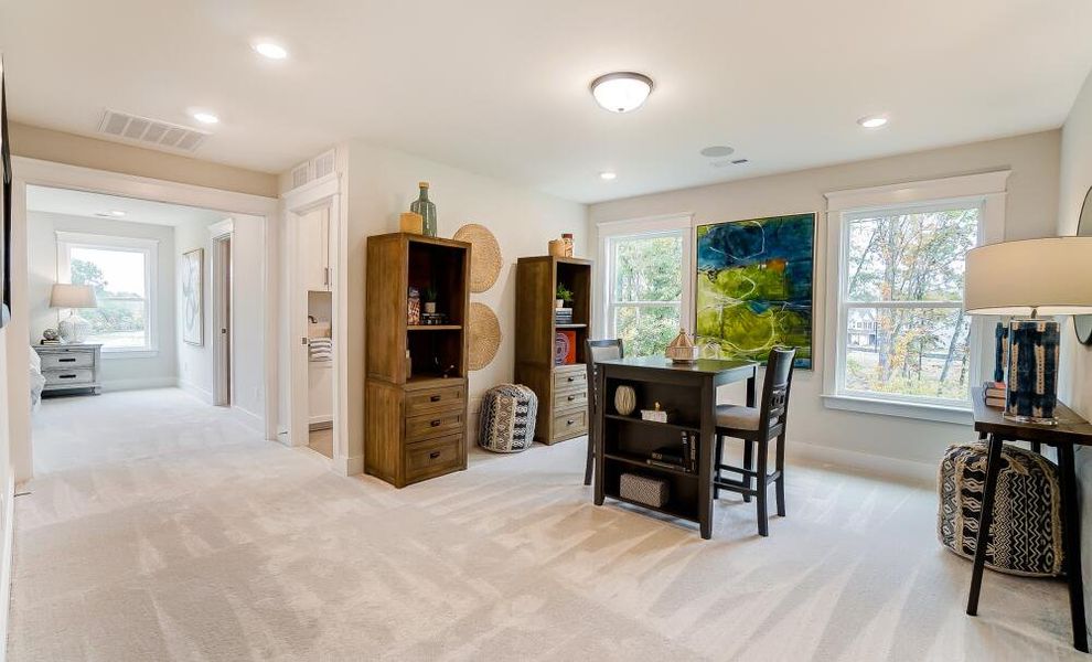 Furnished interior in a model home at Villas at Dawsonville in Dawsonville (Image 23).