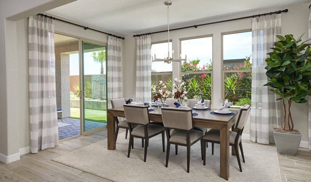 Furnished interior in a model home at Portfolio at Avion in Goodyear (Image 7).