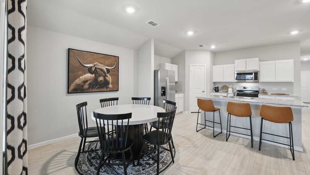 Furnished interior in a model home at Dry Creek in Bridgeport (Image 12).