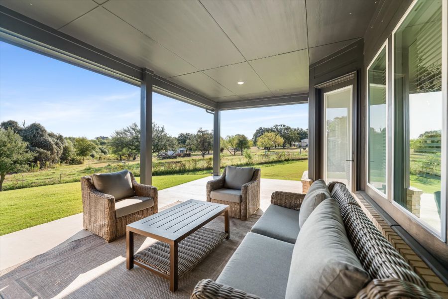 Furnished interior in a model home at Oak Grove Addition in Springtown (Image 42).