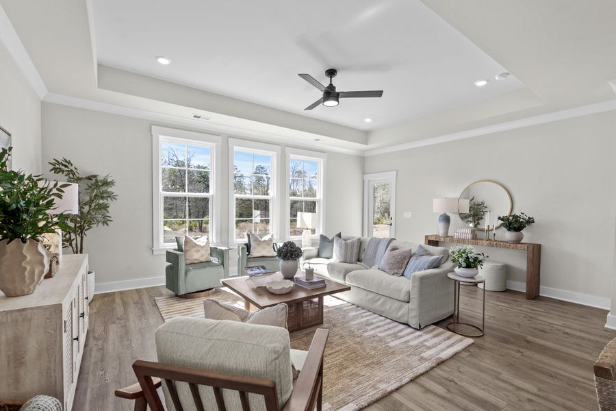 Furnished interior in a model home at Huckleberry Estates in Conway (Image 12).