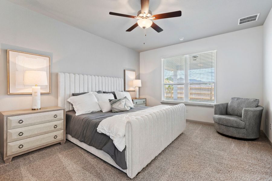 Furnished interior in a model home at Levy Crossing in Killeen (Image 19).