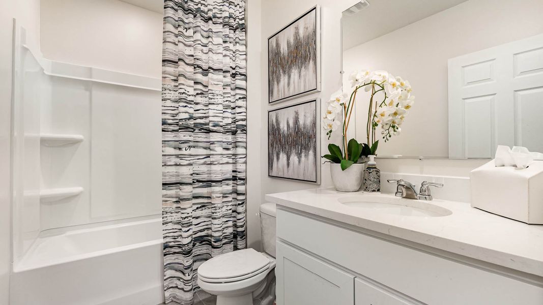 Furnished interior in a model home at Morningside in Fort Pierce (Image 26).