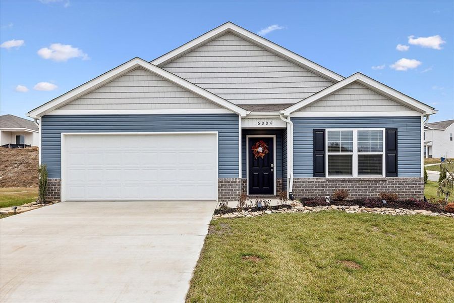 Front exterior of a home in the Creekside Ridge community, located in Dandridge, TN (Image 1).