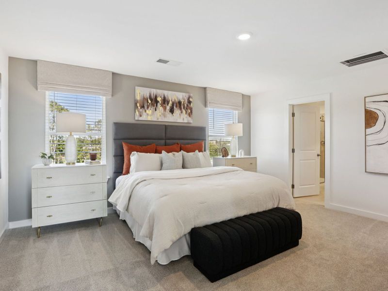 Furnished interior in a model home at Bear Springs in Columbia (Image 20).