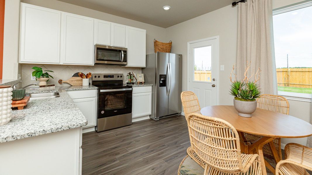 Wayside Village Model Kitchen and Dining Area