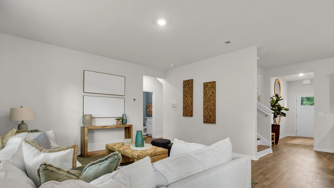 Furnished interior in a model home at The Cove at Mallard Crossing in Summerville (Image 10).