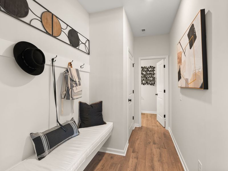 Furnished interior in a model home at Reedy Fork Middleton in Greensboro (Image 12).
