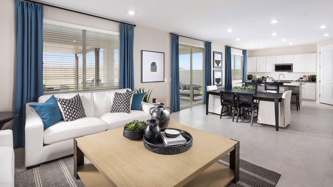 Furnished interior in a model home at Windstone Ranch North in Surprise (Image 8).