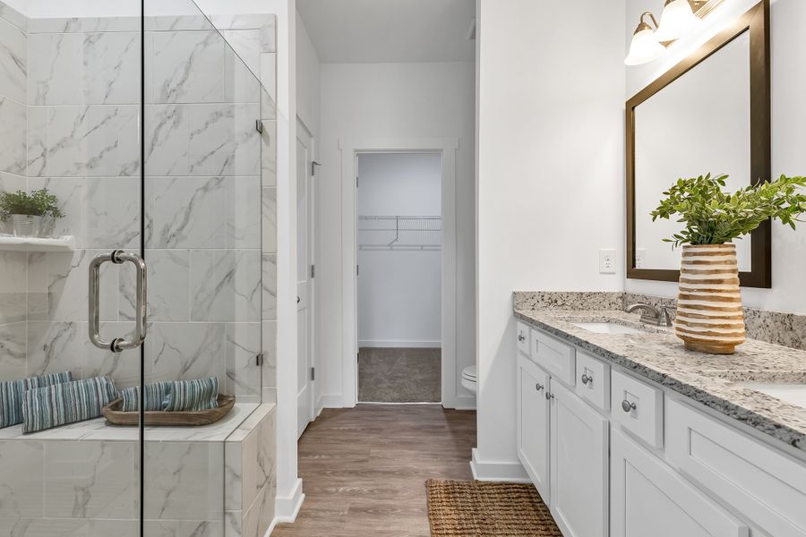 Furnished interior in a model home at Langston Place in Perry (Image 13).