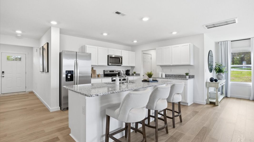Furnished interior in a model home at Oak Hill in Vonore (Image 5).