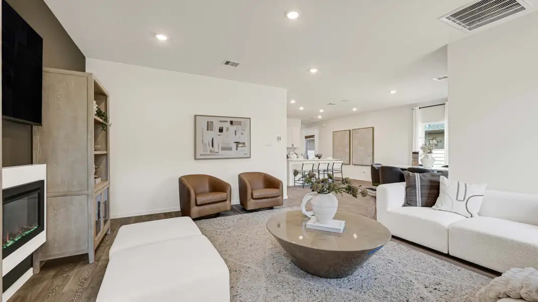 Furnished interior in a model home at Reverie Ranch in Arcola (Image 14).