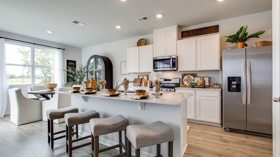 Furnished interior in a model home at River Landing in Murfreesboro (Image 3).